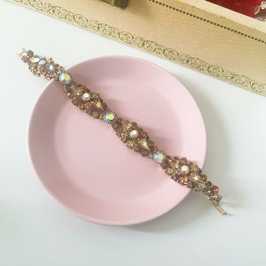 Vintage 1940s Rhinestone Bracelet